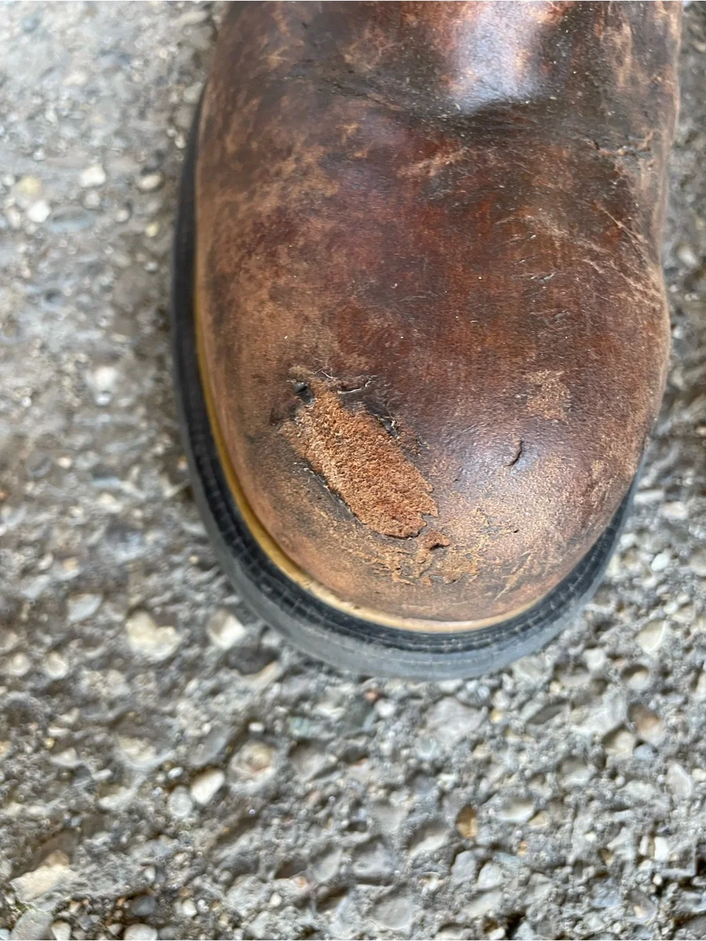 Red Wing 2272 DynaForce Mens Brown Leather Steel Toe Work Boots Size 11 E2